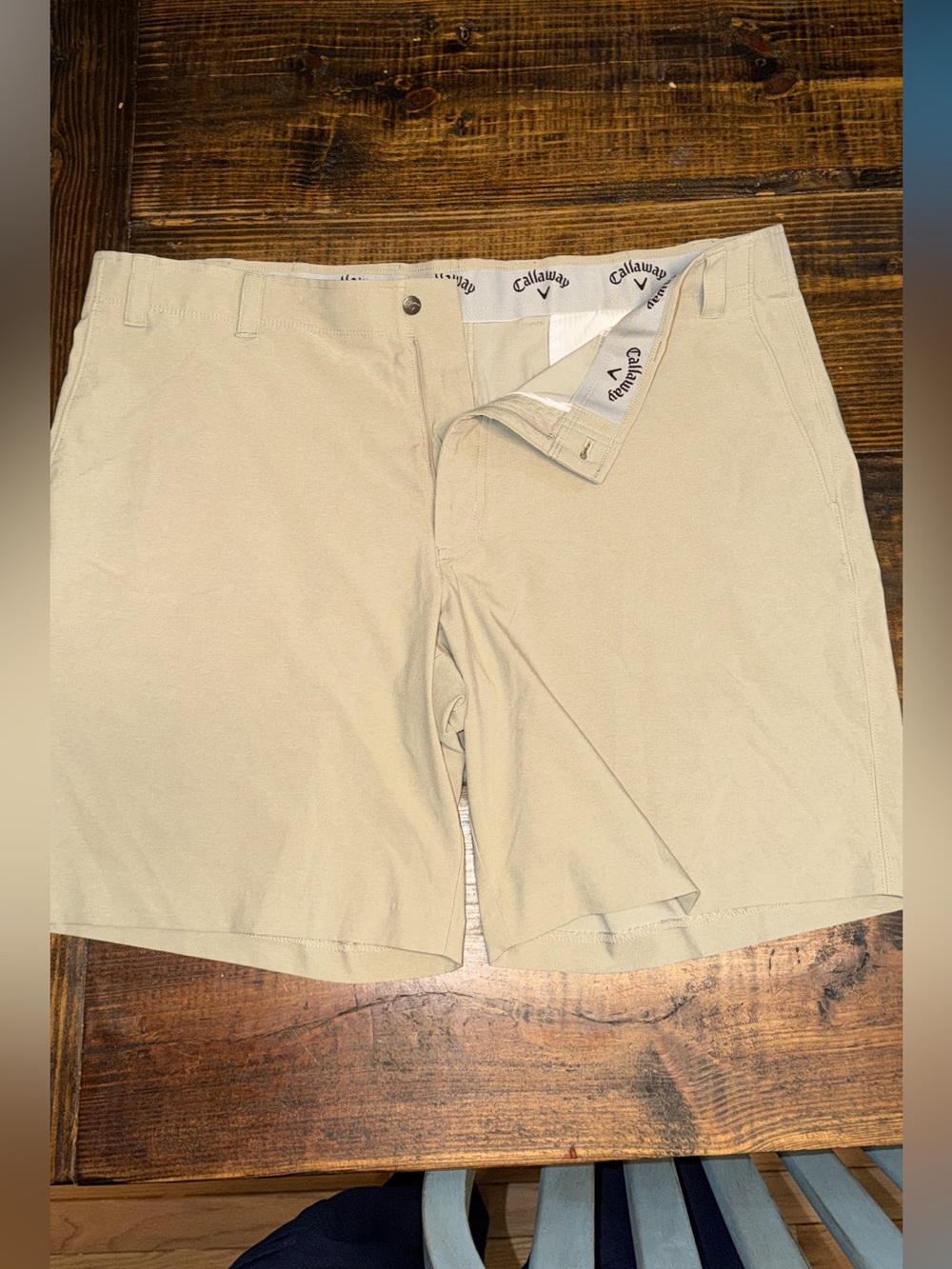 Callaway Men's Khaki Performance Golf Shorts